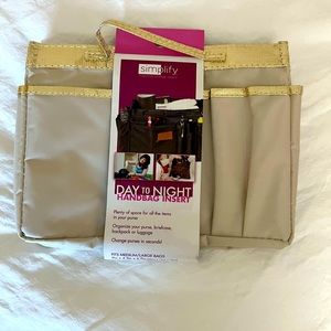 Two Purse Organizers (tan & black)